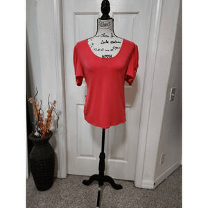 Bold Elements Puff Sleeve Top SZ L NWOT